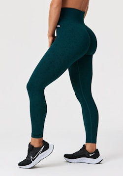 Primal Leo Scrunch Tights Emerald Green