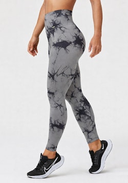 Enigma Tie Dye Scrunch Tights Volcanic Grey